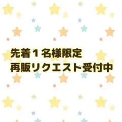 ☆１名様限定☆再販リクエスト受付中→確定済み