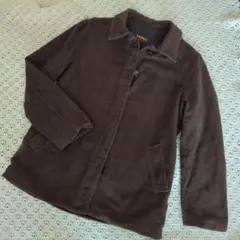 ベロアジャケットブラウン