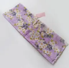 お仕立て上がり ゆかた 浴衣 薄紫 花柄 蝶々
