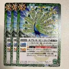 エクレルピーコック 3枚