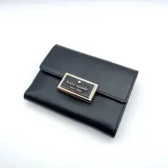 美品　ケイトスペード　折り財布　ブラック　 管理番号【a36】