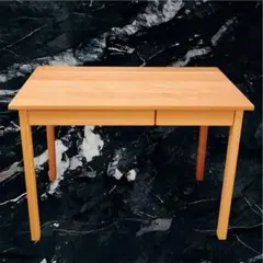キシル XYL 4本脚デスク 100 Mサイズ 学習机 事務机 無垢材