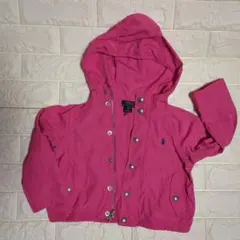 Ralph Laurenキッズピンク フード付きジャケット 100cm/3T