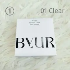 ① ByUR セラムフィット ルースフェイスパウダー 01 クリア