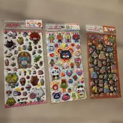 平成レトロ！ぷくぷくシール 3点セット！！