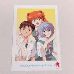 エヴァンゲリオン 限定 レトロ ポストカード 碇シンジ 綾波レイ アスカ
