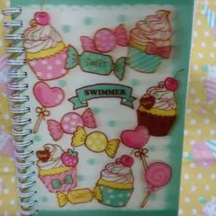 SWIMMER　スイマー　3Dノート　メモ　スイーツ　代官山　平成レトロ