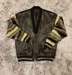 SAXONY COLLECTION レザーコンビ スタジャンのサムネイル