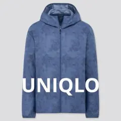 【新品未使用】ユニクロ　タイダイ柄ポケッタブルUVカットフード付きパーカ M