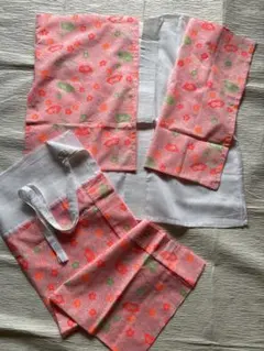 花柄の2部式長襦袢