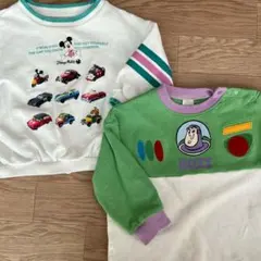 ❤️90サイズ❤️ディズニー　トレーナー　2着セット　トミカ　バズ・ライトイヤー