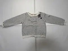 pom ponette junior ボーダー 長袖カットソー
