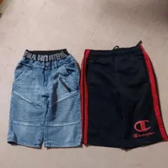 ハーフパンツ2点セット 130cm