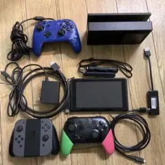 Nintendo Switch (プロコン、PDPコン、有線LANアダプタ付)