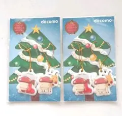 新品＊DoCoMo＊非売品＊ドコモダケ＊クリスマス装飾品＊2個セット