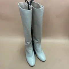 zara レザーロングブーツのサムネイル