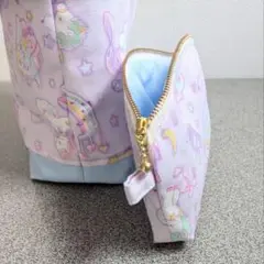 お安くさせて頂きました ハンドメイド☆手提げバッグ＆ポーチ2点セット