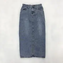 デニム タイト スカート ロング カジュアル 細身 Ssize