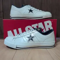 【US8】ワンスター　白×ネイビー　one star ALL STAR