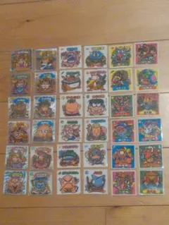 旧ビックリマンシール　第16弾　すくみコンプ　36枚セット チョコ版