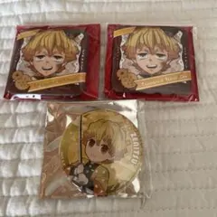 鬼滅の刃　我妻善逸　バレンタイン　デフォルメ　缶バッジ