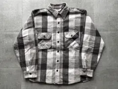 USA製　70s 80s ファイブブラザー　ブロックチェック　ネルシャツ　好配色