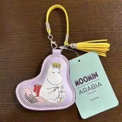 未使用　ムーミン　フェイクレザーキーリング　スノークのおじょうさん　ARABIA