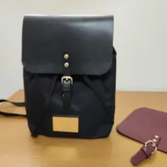 【GASTON LUGA】キャンバス レザー リュック バックパック