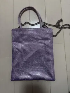 ZARA ショルダーバッグ パープル