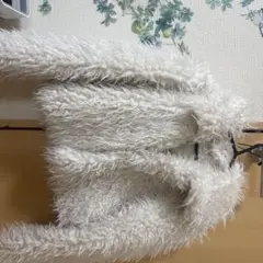 ファーコート　白