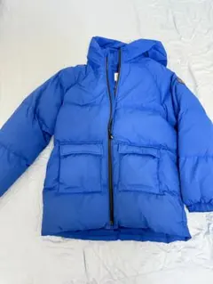 GAP KIDS フード付き青ダウンコート XS