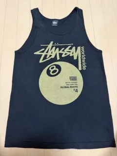 Stussy タンクトップ 8ボール ブラック MJ
