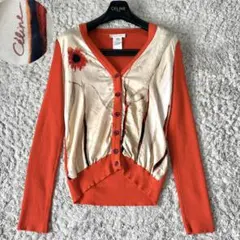 CELINE セリーヌ　カシミヤ100％　カーディガン　長袖　サックスブルー CELINE - 美品 セリーヌ CELINE カーディガン ニット カシミヤ100