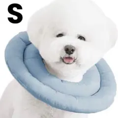【20%OFF】エリザベスカラー 子猫 子犬 ソフト 引っ掻き防止 ブルー S