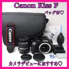 ✨️Canon Kiss F✨️初めての一眼レフデビューセット❤️ショット数極小❤️のサムネイル