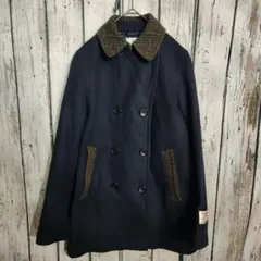 sevendays＝sunday harristweedコラボ　ピーコート【Ｌ】のサムネイル