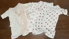 ベビー肌着4枚セット 50-60cm 100%コットン