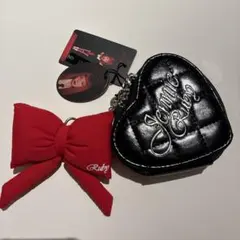 JENNIE X MINISO Coin Purse ハートポーチ　チェーン付き