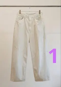 2025年最新】ancellm デニム ホワイトの人気アイテム - メルカリ