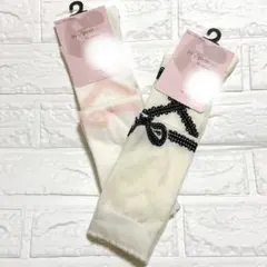 大人気完売♡新品未使用タグ付き✨青木美沙子　ニーハイソックス　二足セット★のサムネイル