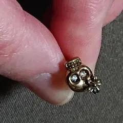 ete片耳イヤーカフスカル