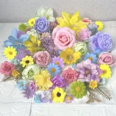 NO0124-04 造花 花材セット　材料　花材　パーツ　アートフラワー　小花