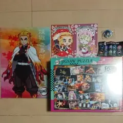 鬼滅の刃 くら寿司 煉獄杏寿郞 パズル クリアファイル　おまけつき
