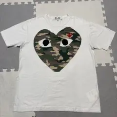 正規品COMME des GARCONS PLAY カモフラ ハート Tシャツ - メルカリ