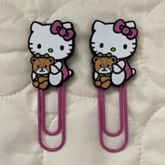 ハローキティ　クリップ　2個セット