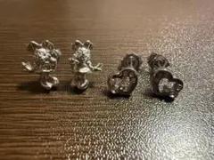 ディズニー公式グッズ キャラクターピアス ２組セット