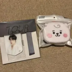 BTS ジン RJ ランヤードフォト シャワースポンジセット