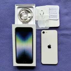 美品 Apple iPhone SE 64GB (第3世代) ホワイト