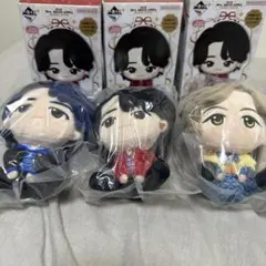 ミセスグリーンアップル 一番くじ A賞 ぬいぐるみマスコット 3点セット