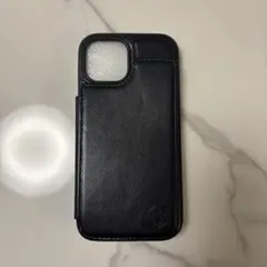 iPhoneケース カードポケット付き